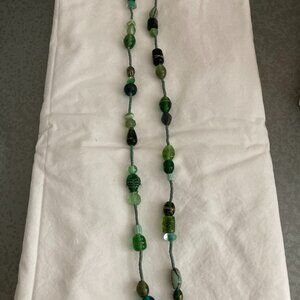Green Glass Beads